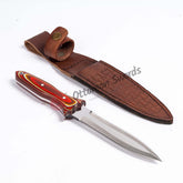 Verzalit Handle Double Edged Custom Dagger (2)